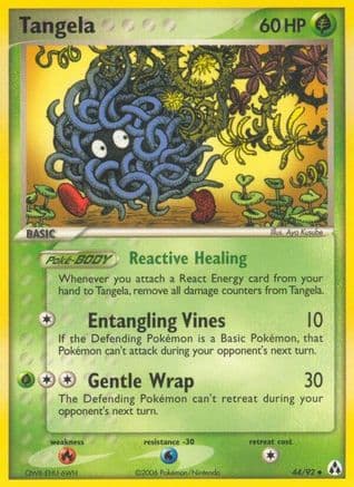 Tangela — Legend Maker Pokémon TCG card by Aya Kusube
