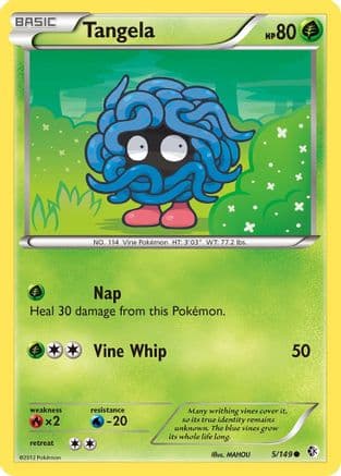 Tangela — Boundaries Crossed Pokémon TCG card by otumami