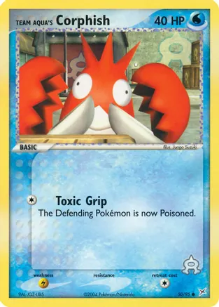 Team Aqua's Corphish - 50/95 — EX Team Magma vs Team Aqua