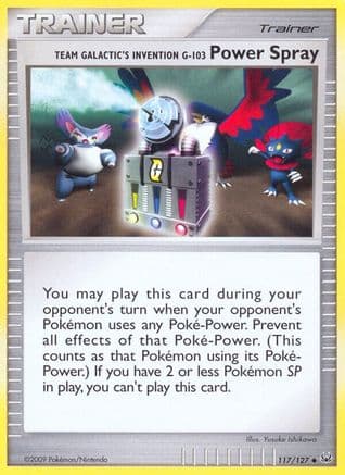 Team Galactic's Invention G-103 Power Spray — Platinum Pokémon TCG card by Yusuke Ishikawa