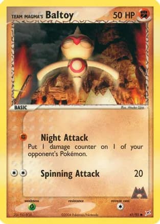 Team Magma's Baltoy - 61/95 — EX Team Magma vs Team Aqua