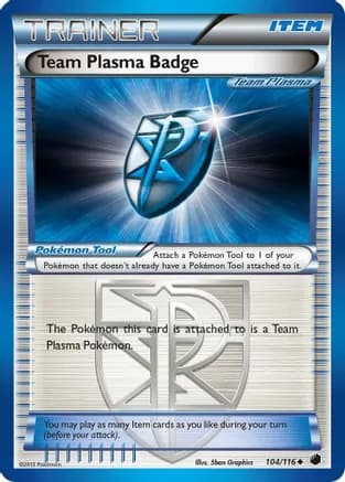 Team Plasma Badge (Team Plasma) — Plasma Freeze