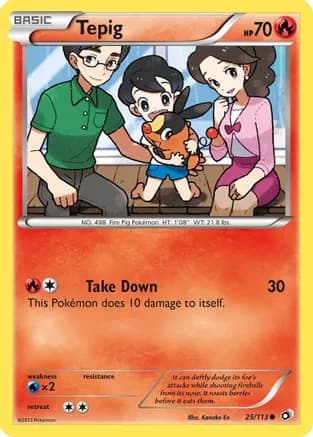 Tepig — Legendary Treasures Pokémon TCG card by Kanako Eo