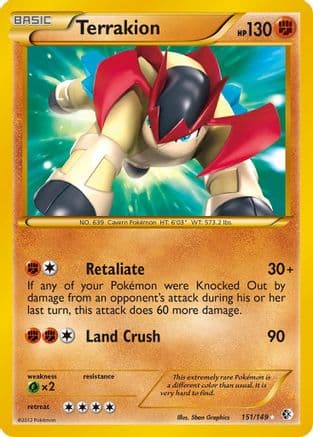 Terrakion — Pokémon TCG card
