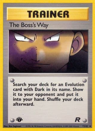 The Boss's Way — Team Rocket