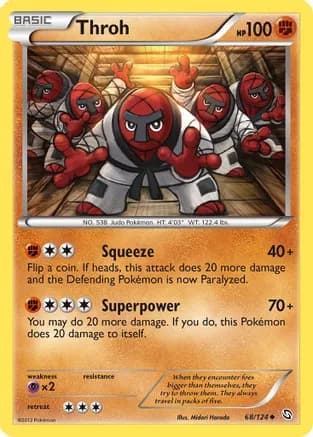 Throh — Dragons Exalted Pokémon TCG card by Midori Harada