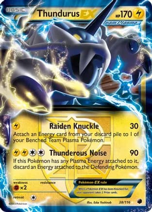 Thundurus EX (Team Plasma) — Plasma Freeze