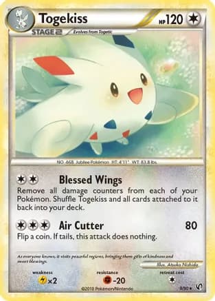Togekiss — Undaunted Pokémon TCG card by Atsuko Nishida