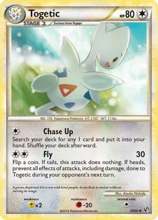Togetic — Undaunted Pokémon TCG card by Atsuko Nishida