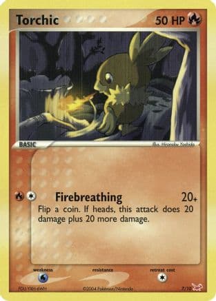 Torchic — EX Trainer Kit 1: Latias & Latios Pokémon TCG card by Hironobu Yoshida