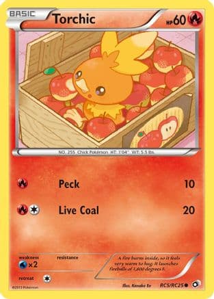 Torchic — Legendary Treasures: Radiant Collection Pokémon TCG card by Kanako Eo