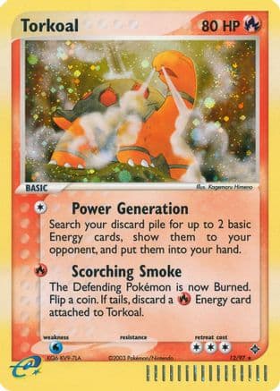 Torkoal — Dragon Pokémon TCG card by Kagemaru Himeno