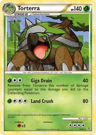 Torterra — Unleashed Pokémon TCG card by match