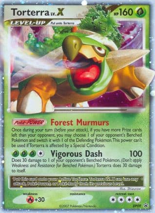 Torterra LV.X - DP09 — Diamond and Pearl Promos Pokémon TCG card by Shizurow