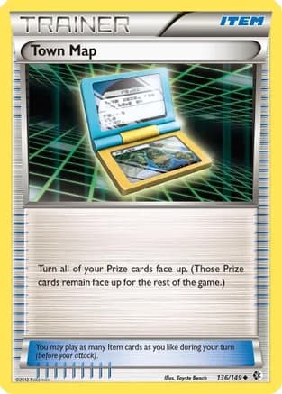 Town Map — Boundaries Crossed Pokémon TCG card by Toyste Beach
