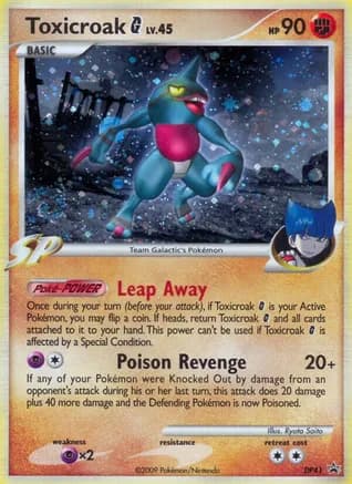 Toxicroak G - DP41 — Diamond and Pearl Promos