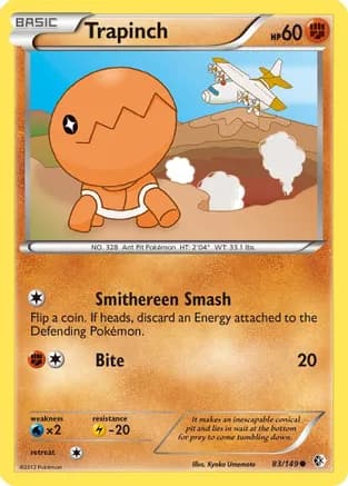 Trapinch — Boundaries Crossed Pokémon TCG card by Kyoko Umemoto