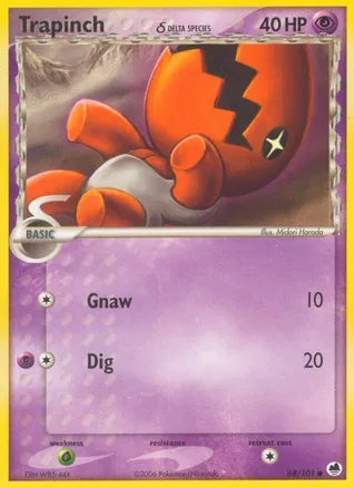 Trapinch - 068/101 (Delta Species) — EX Dragon Frontiers