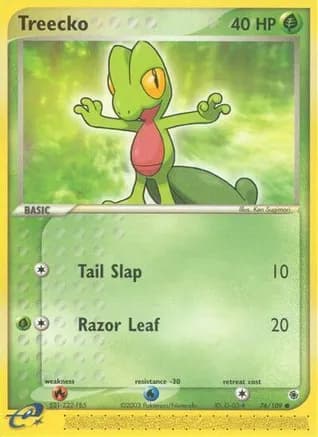 Treecko - 76/109 — EX Ruby and Sapphire