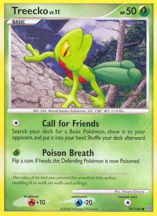 Treecko — Stormfront Pokémon TCG card by Kouki Saitou