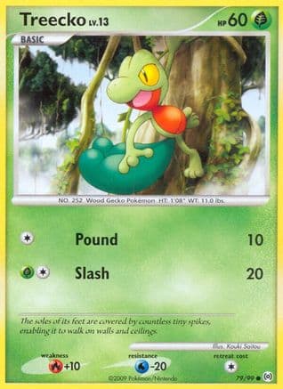 Treecko (79) — Arceus Pokémon TCG card by Kouki Saitou