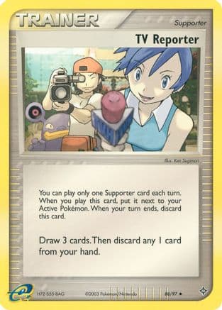 TV Reporter — Dragon Pokémon TCG card by Ken Sugimori