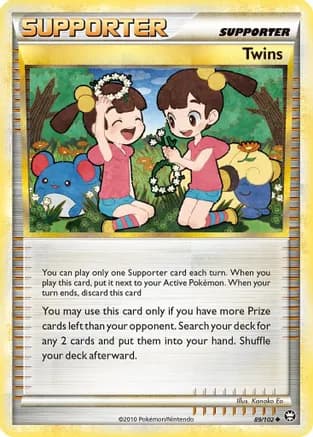 Twins — Triumphant Pokémon TCG card by Kanako Eo