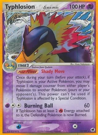 Typhlosion (Delta Species) — EX Dragon Frontiers