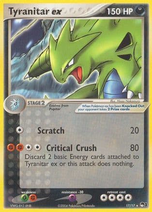 Tyranitar ex (Holo) — POP Series 1 Pokémon TCG card by Hizu Nakamura