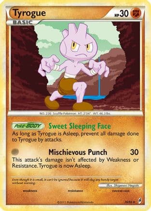 Tyrogue — Call of Legends Pokémon TCG card by Shigenori Negishi