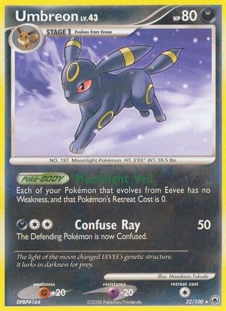 Umbreon — Majestic Dawn Pokémon TCG card by Masakazu Fukuda