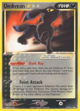 Umbreon Star — Pokémon TCG card