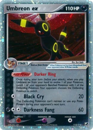Umbreon ex — EX Unseen Forces