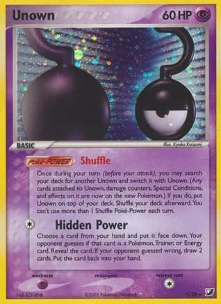Unown (?) — EX Unseen Forces