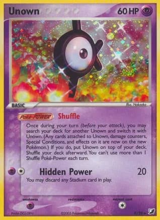 Unown (K) — EX Unseen Forces