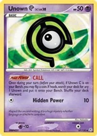 Unown [C] — Diamond and Pearl Pokémon TCG card by Nakaoka