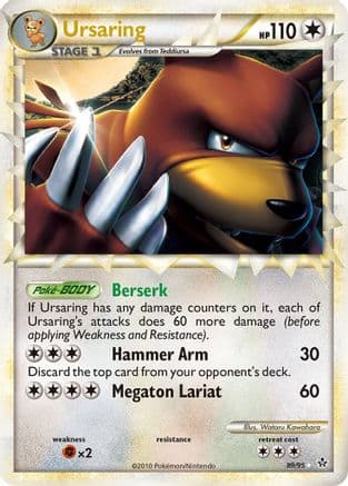 Ursaring (Prime) — Unleashed Pokémon TCG card by Wataru Kawahara