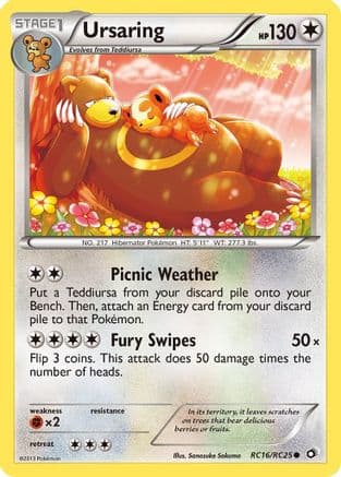 Ursaring — Legendary Treasures: Radiant Collection Pokémon TCG card by Sanosuke Sakuma