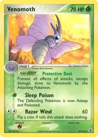 Venomoth — EX FireRed & LeafGreen