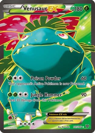 Venusaur EX (141 Full Art) — Pokémon TCG card
