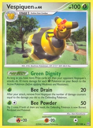 Vespiquen — Stormfront Pokémon TCG card by Kent Kanetsuna