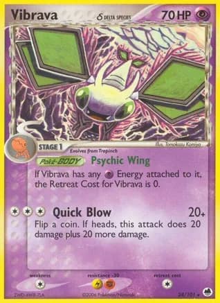 Vibrava - 024/101 (Delta Species) — EX Dragon Frontiers
