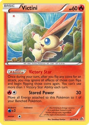 Victini — Legendary Treasures Pokémon TCG card by GOSSAN