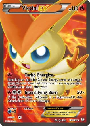 Victini EX (131 Full Art) — Pokémon TCG card