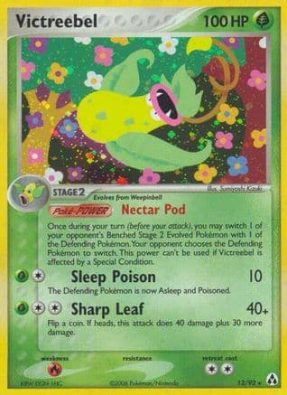 Victreebel — Legend Maker Pokémon TCG card by Sumiyoshi Kizuki