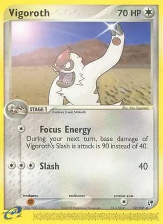 Vigoroth — EX Sandstorm