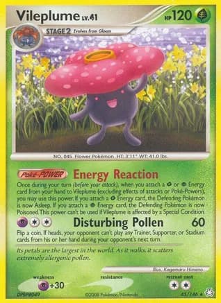 Vileplume — Legends Awakened Pokémon TCG card by Sekio