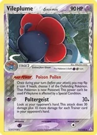 Vileplume (Delta Species) — EX Holon Phantoms