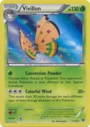 Vivillon (High Plains [Orange]) — XY Base Set