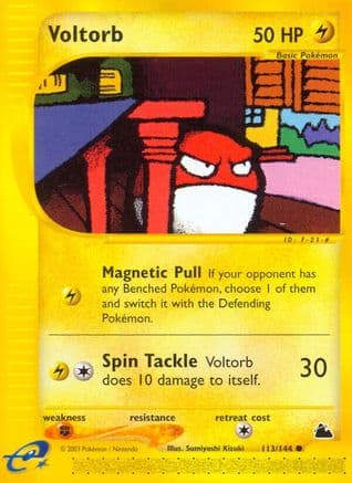 Voltorb — Skyridge Pokémon TCG card by Sumiyoshi Kizuki